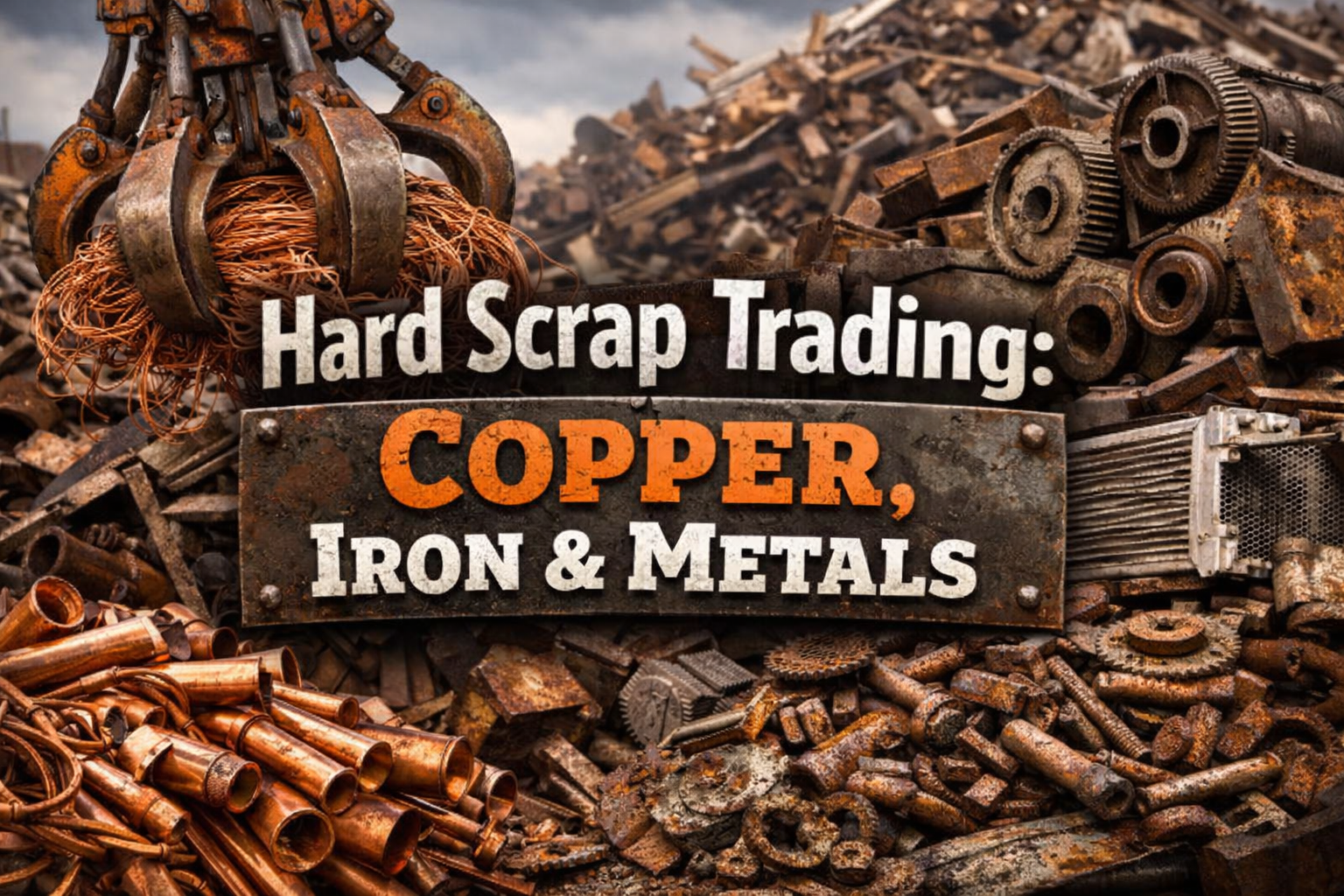Hard Scrap Trading Copper and Iron Metals Processing