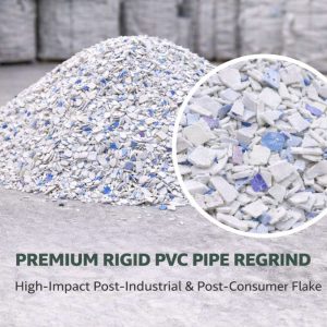 Rigid PVC Pipe Regrind Scrap