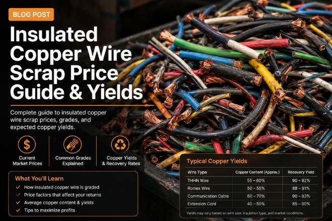 Insulated Copper Wire Scrap Price Guide