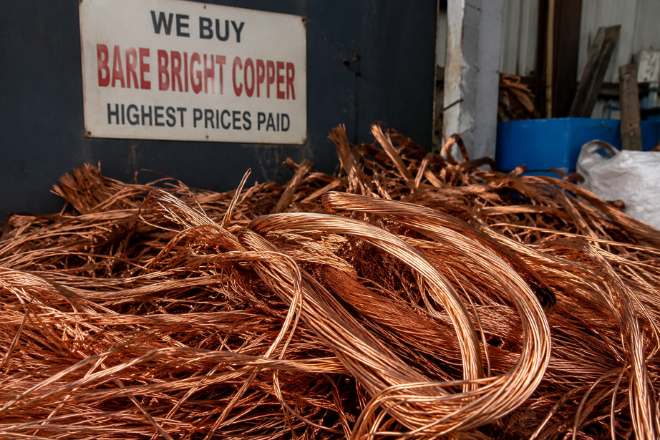 bare bright copper prices near me