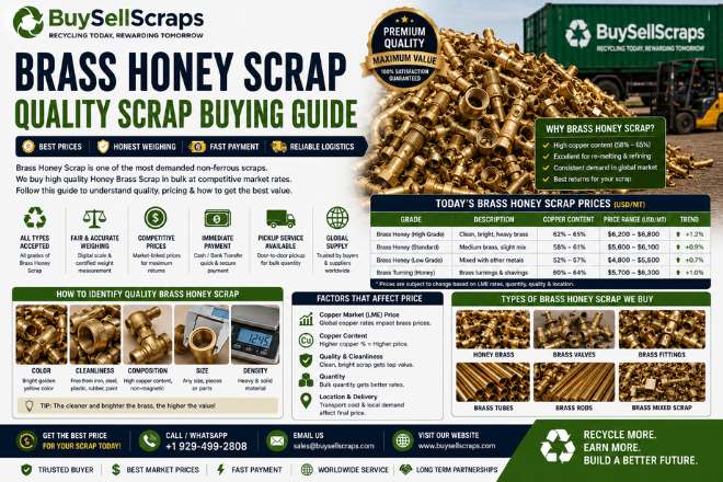 Brass Honey Scrap