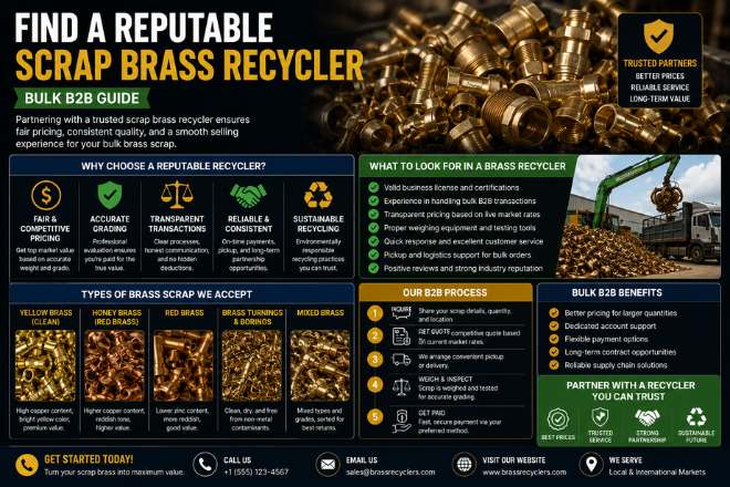 Find a Reputable Scrap Brass Recycler