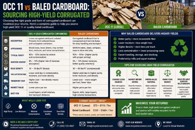 OCC 11 vs Baled Cardboard