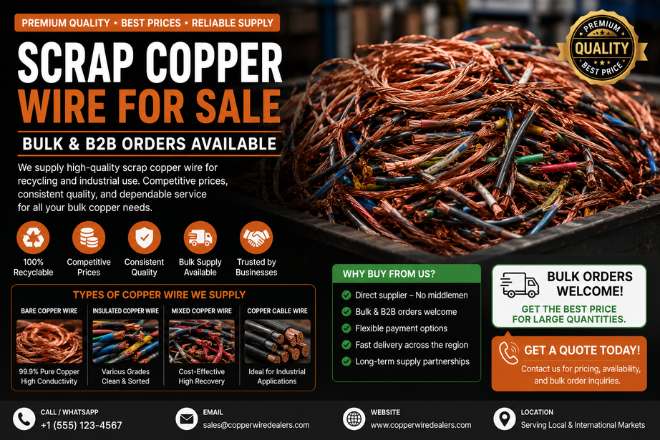 Scrap Copper Wire for Sale