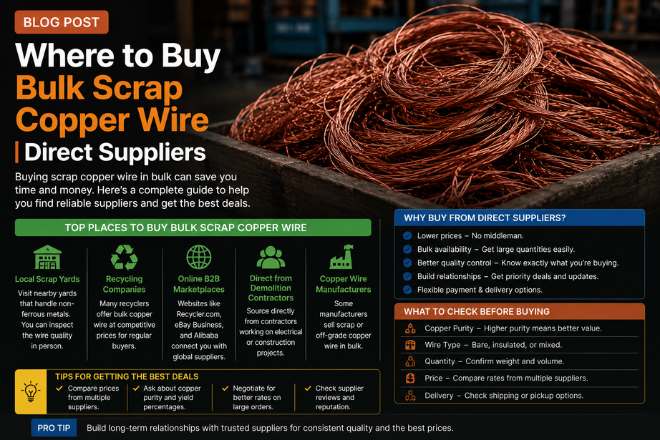 Where to Buy Bulk Scrap Copper Wire